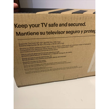 Best Buy essentials BE-MLET Extended Tilt TV Wall Mount for Most 32–70" TVs Branzoe Retail Outlet