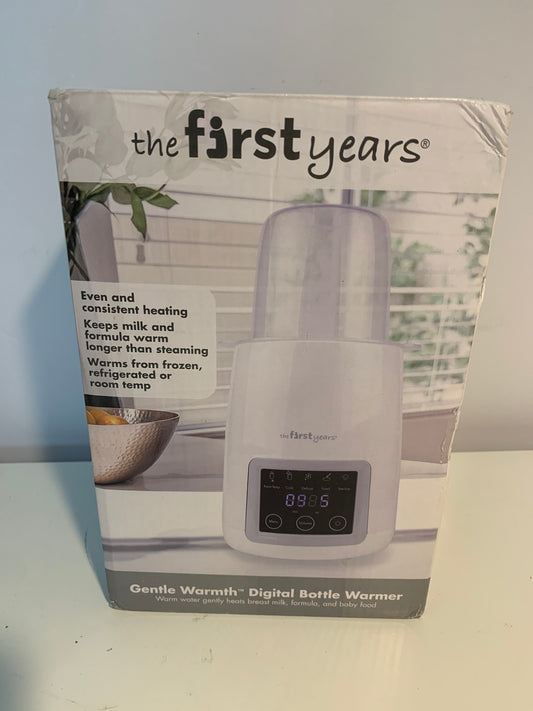 The First Years Gentle Warmth Digital Bottle Warmer for Breast Milk, Formula,