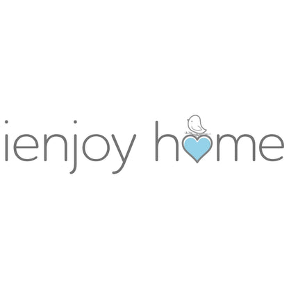 ienjoy Home Premium falda de cama plisada con volantes, Full, color blanco