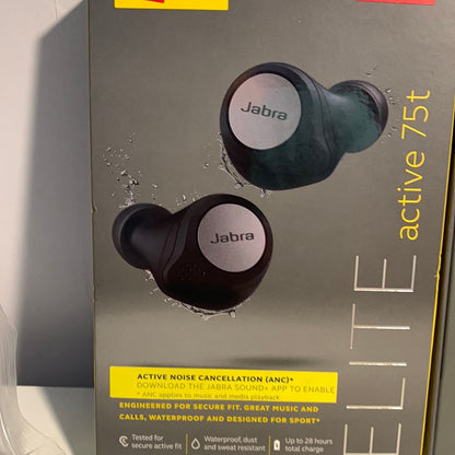 For Parts Jabra Elite Active 75t Stereo Bluetooth Headset - Grey