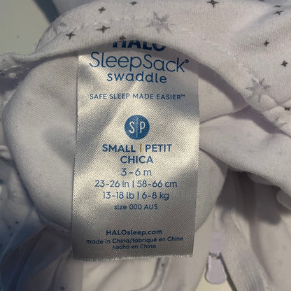 Saco de dormir HALO 100 % algodón, manta portátil, gris medianoche, pequeño