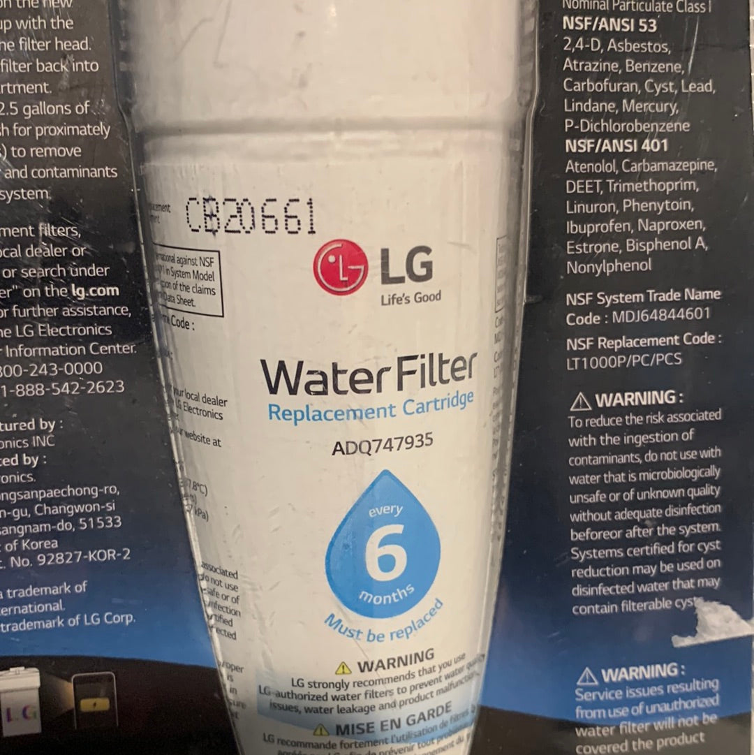 LG LT1000PC LT1000P/Refrigerator Water Filter 04609988000 - *Kitchen Appliances