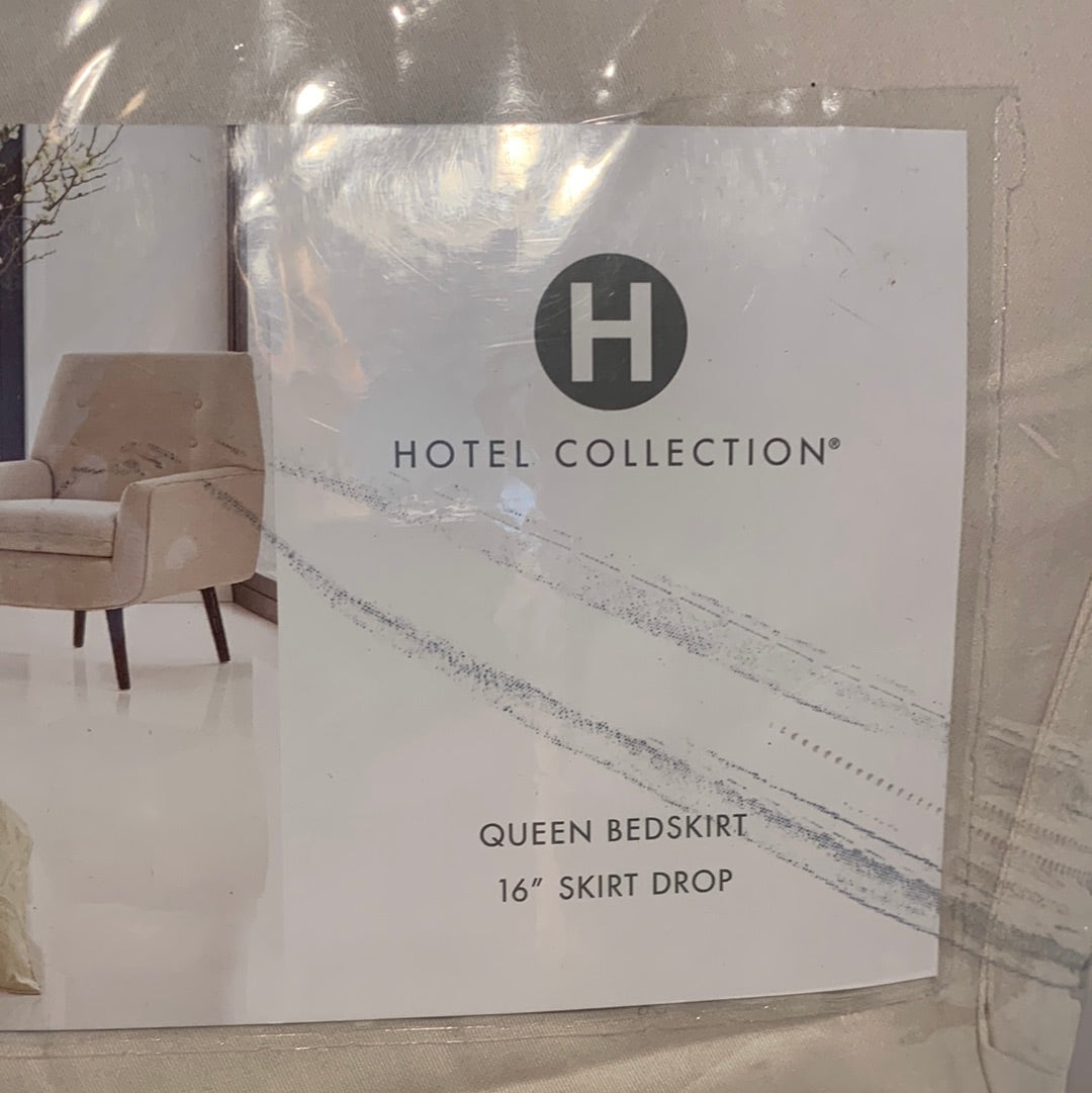 HOTEL COLLECTION Falda de cama Moonstone, Queen