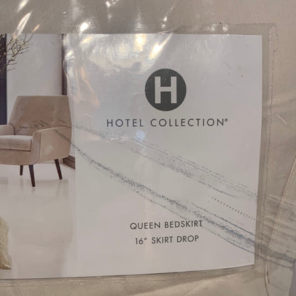 HOTEL COLLECTION Falda de cama Moonstone, Queen