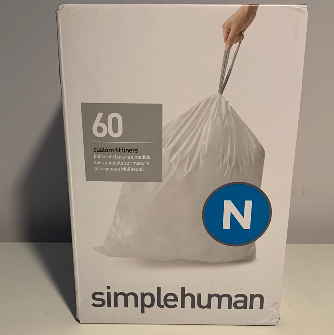 Simplehuman 45-50 Nt 60ct bolsas de basura
