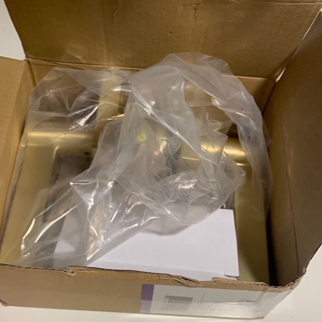 Juego de palancas de puerta de privacidad de barra plana Miseno Lorton