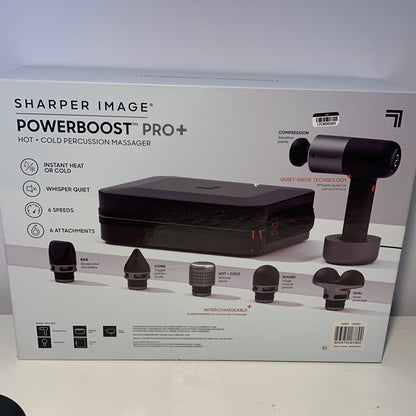 Sharper Image Power Percussion Pro+ Masajeador de percusión caliente y frío