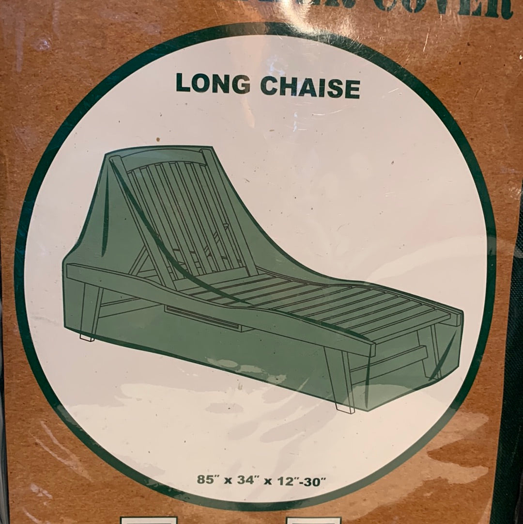 2 Plow & Hearth 85 L X 34 W X 30 H All-Weather Cover for Long Chaise in Green