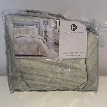HOTEL COLLECTION Luster Geo Duvet Cover, Full/Queen