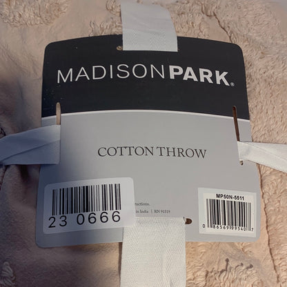 Madison Park Mila 100 Percent Cotton Tufted Throw Blanket 50 X 60 Pink