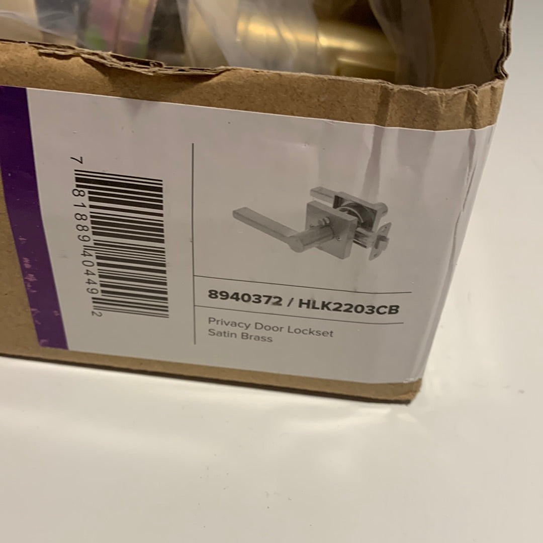 Juego de palancas de puerta de privacidad de barra plana Miseno Lorton