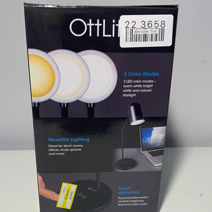 Lámpara de escritorio de carga inalámbrica LED Brody - OttLite - Negro