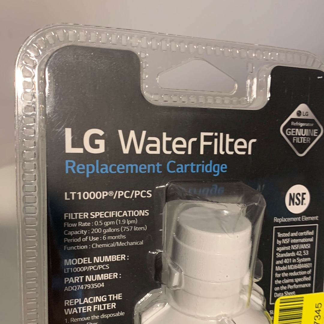 LG LT1000PC LT1000P/Refrigerator Water Filter 04609988000