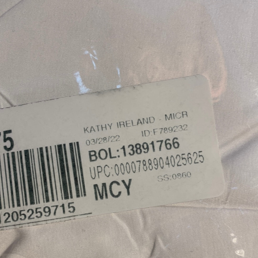 KATHY IRELAND Microfiber Down Fiber Comforter, King