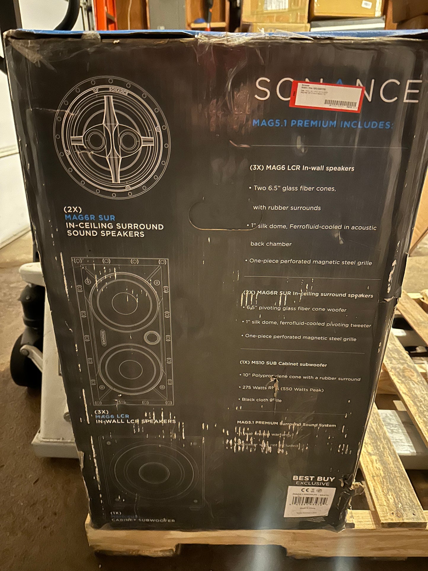 Sonance MAG5.1 Premium Speaker System for Home Theater 5.1-channel