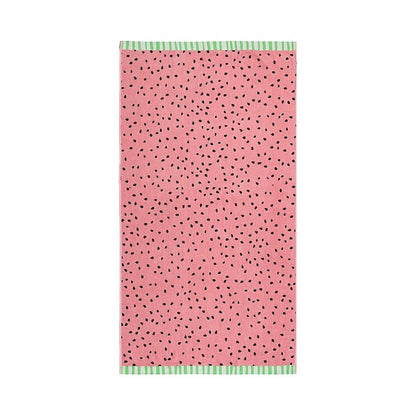 H for Happy Jacquard Beach Towel in Watermelon