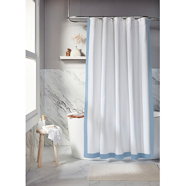 Everhome Emory 72-Inch X 72-Inch Standard Shower Curtain in Blue